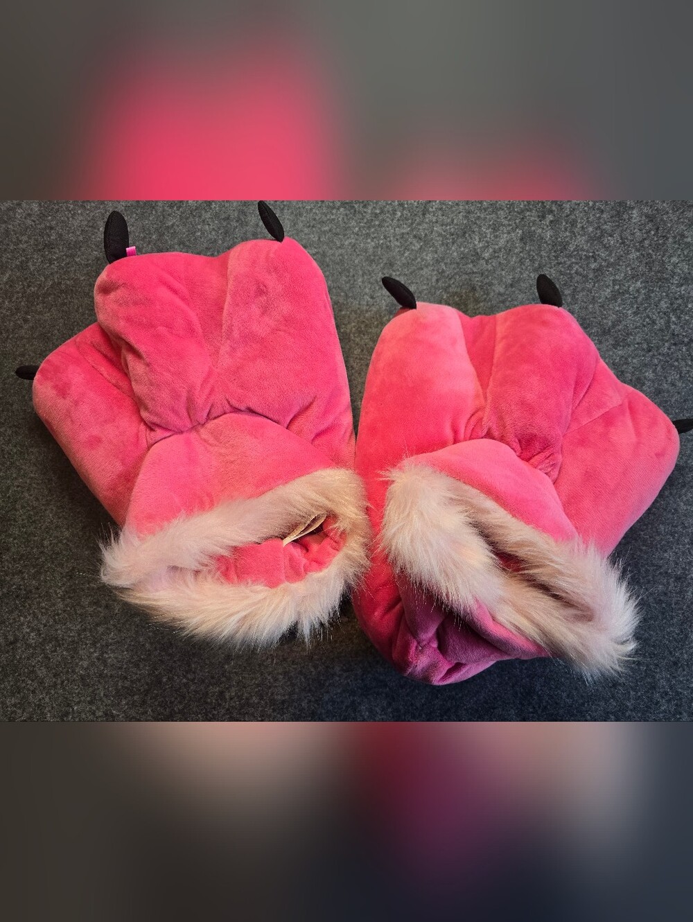 Adult Flamingo Slippers L/XL Seaworld